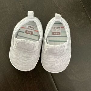 Carter's Gray Baby Walker Slip-On Shoes